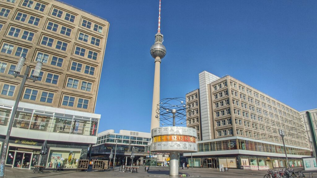 Panoramaansicht Alexanderplatz Berlin